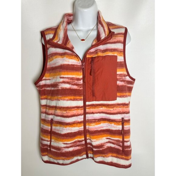 Telluride Clothing Company Fleece Vest Women Large Aztec Southwest Southwestern - Picture 3 of 8